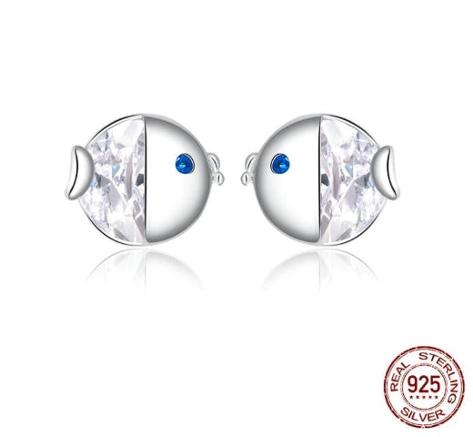 Clous d'oreilles Ecume