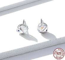 Charger l&#39;image dans la galerie, Clous d&#39;oreilles Ecume
